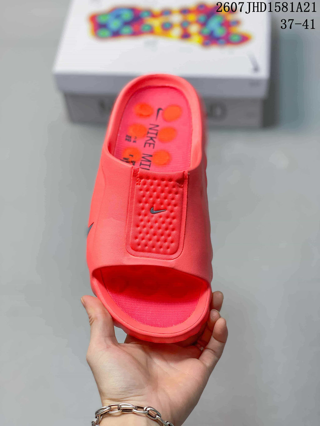 Nike Mind 001 Pregame Mule Slides - Coral