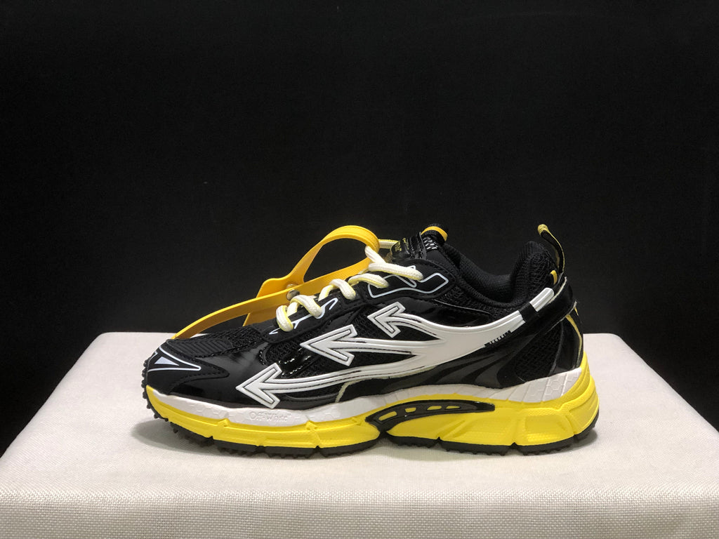 Off-White Be Right Back Sneakers Black Yellow