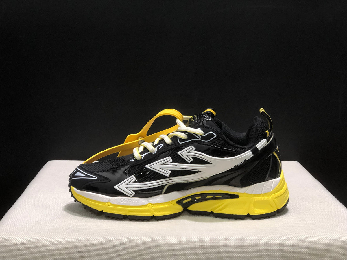 Off-White Be Right Back Sneakers Black Yellow