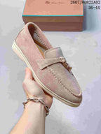 Women's Suede-Style Tassel Loafers, Style 06JWD822A02