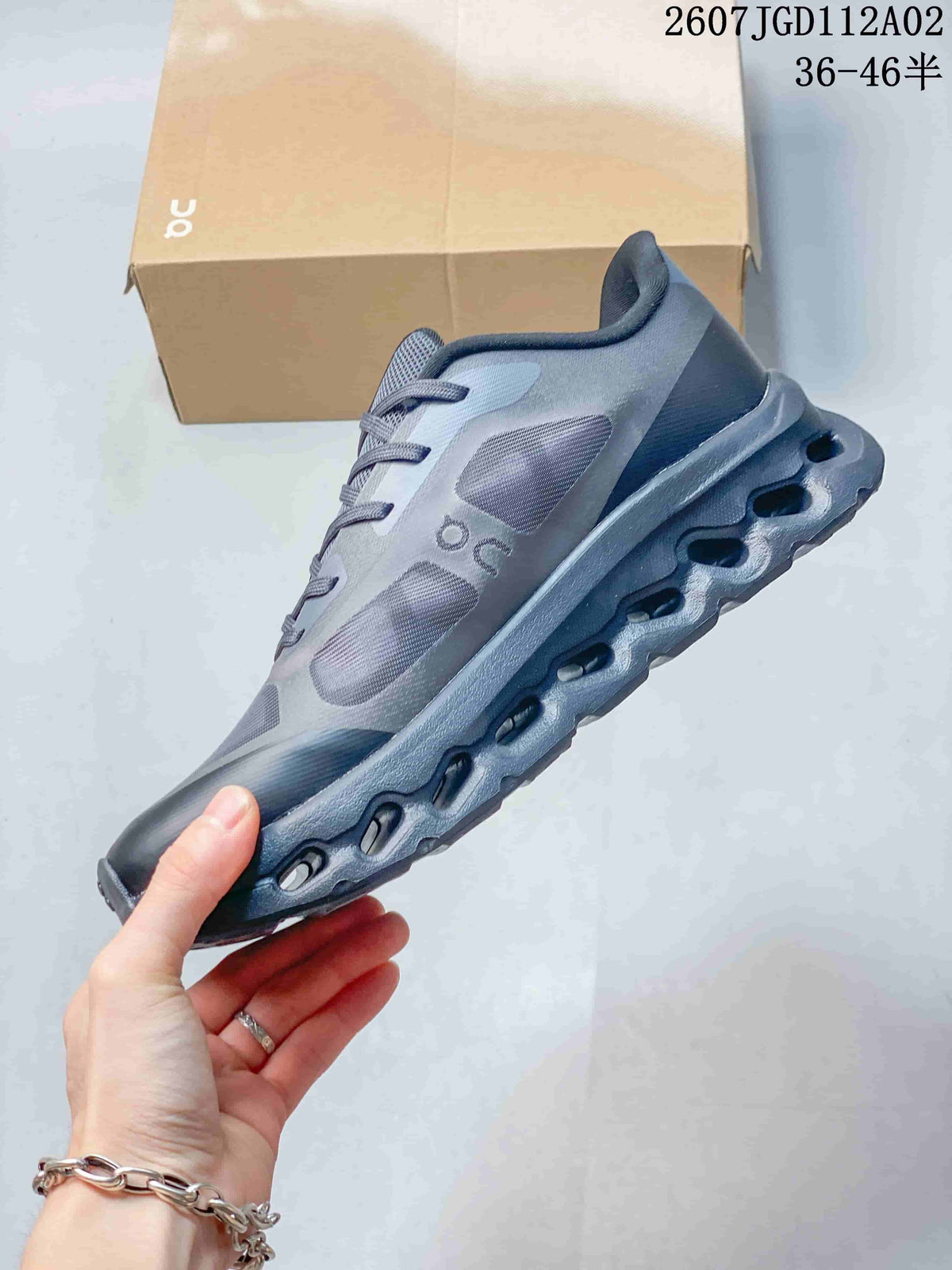 On Cloudtilt Remix Gray Running Sneakers JGD112A02