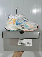 Balenciaga Runner Sneakers White Yellow Blue 727267 W3RN3 0326