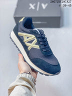 Armani Exchange X8X241 XK435 Low-Top Sneakers Navy/Gold