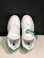 OFF-WHITE Out Of Office Low-Top Sneakers White Teal