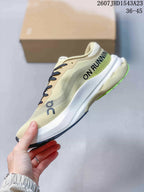 On Cloudmonster 3 Hyper Running Sneakers Cream Navy