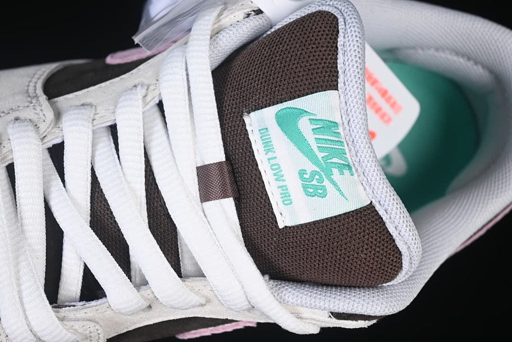 Nike SB Dunk Low Grey Pink Gum Skate Shoes HF3704-001