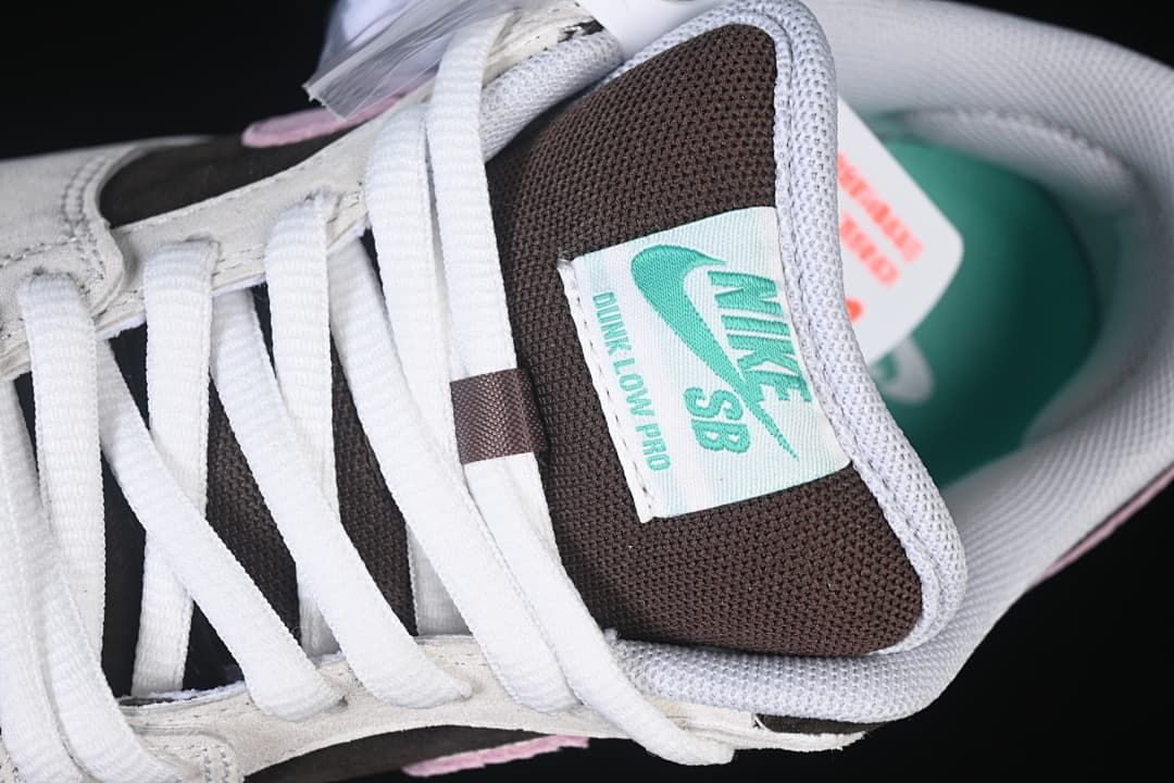 Nike SB Dunk Low Grey Pink Gum Skate Shoes HF3704-001