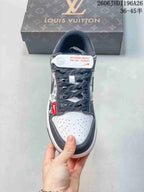 Nike SB Dunk Low LV-Print Grey and White Sneakers CS1688