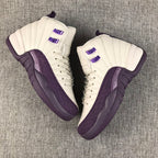 Jordan Air Jordan 12 White Purple Sneakers 510815-001