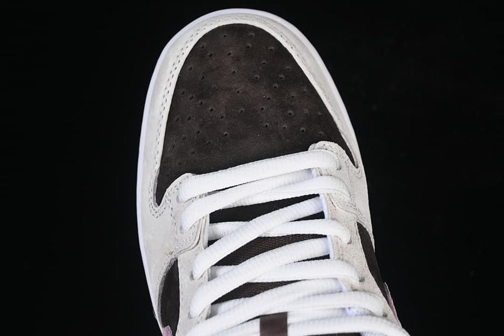 Nike SB Dunk Low Grey Pink Gum Skate Shoes HF3704-001