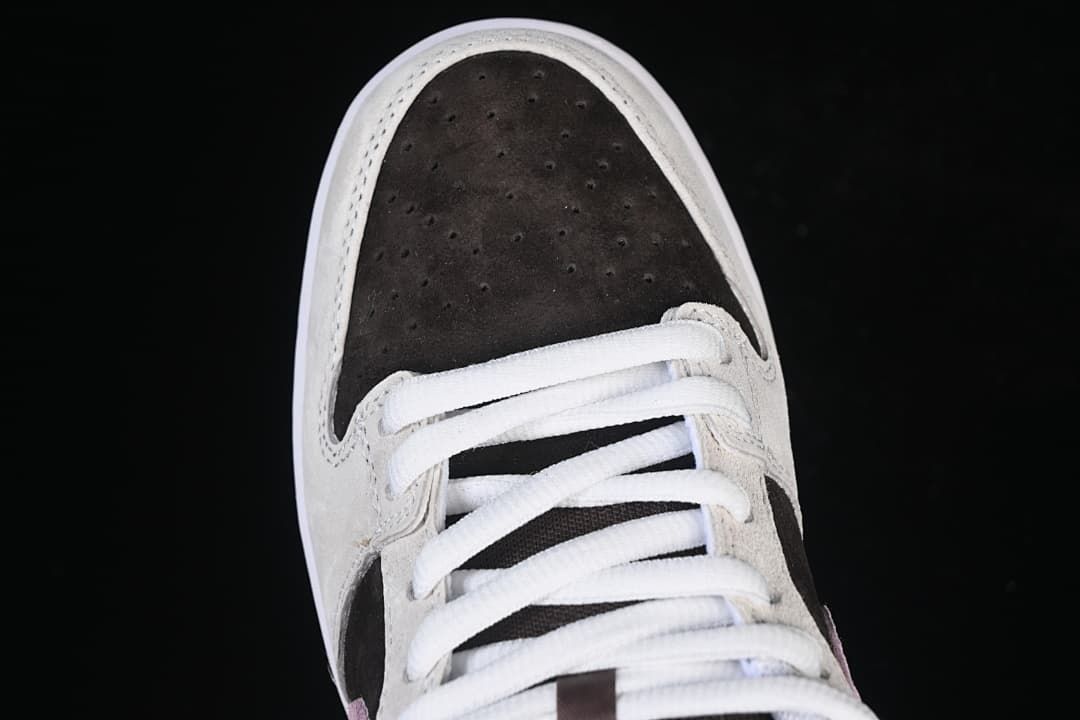 Nike SB Dunk Low Grey Pink Gum Skate Shoes HF3704-001