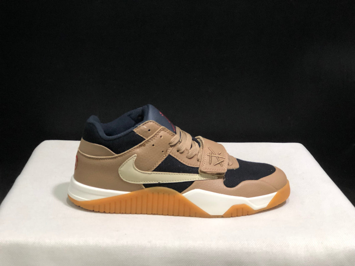 Nike Jordan Jumpman Jack Travis Scott Tan Navy Sneakers FZ8117-002