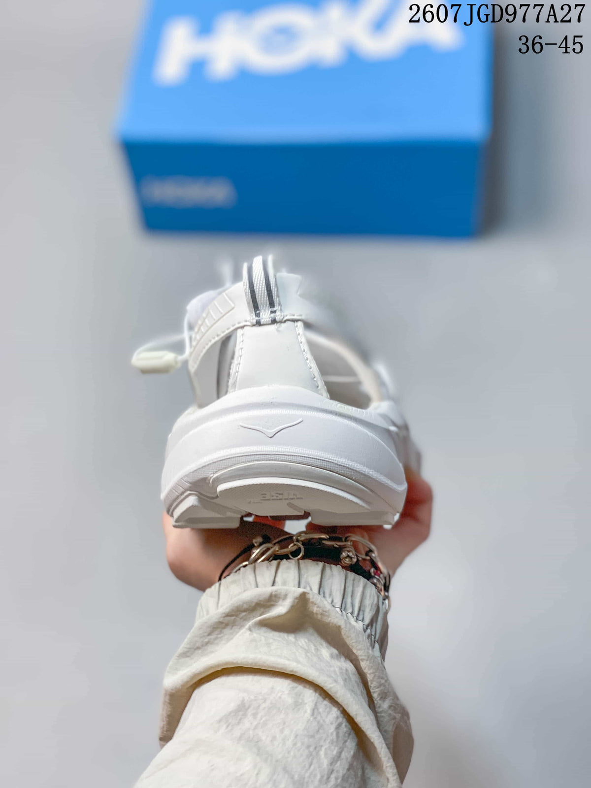 HOKA Hopara OG White Outdoor Sandals