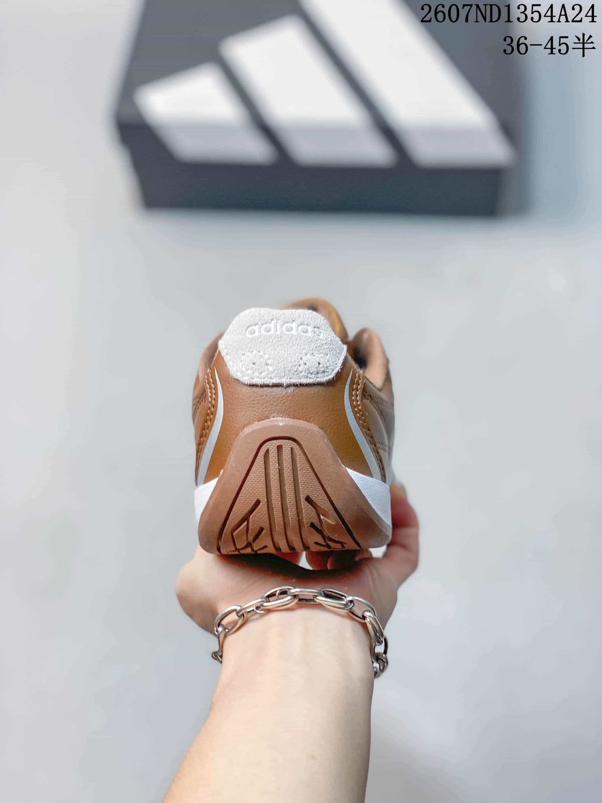 adidas Adipista Brown and White Casual Trainers