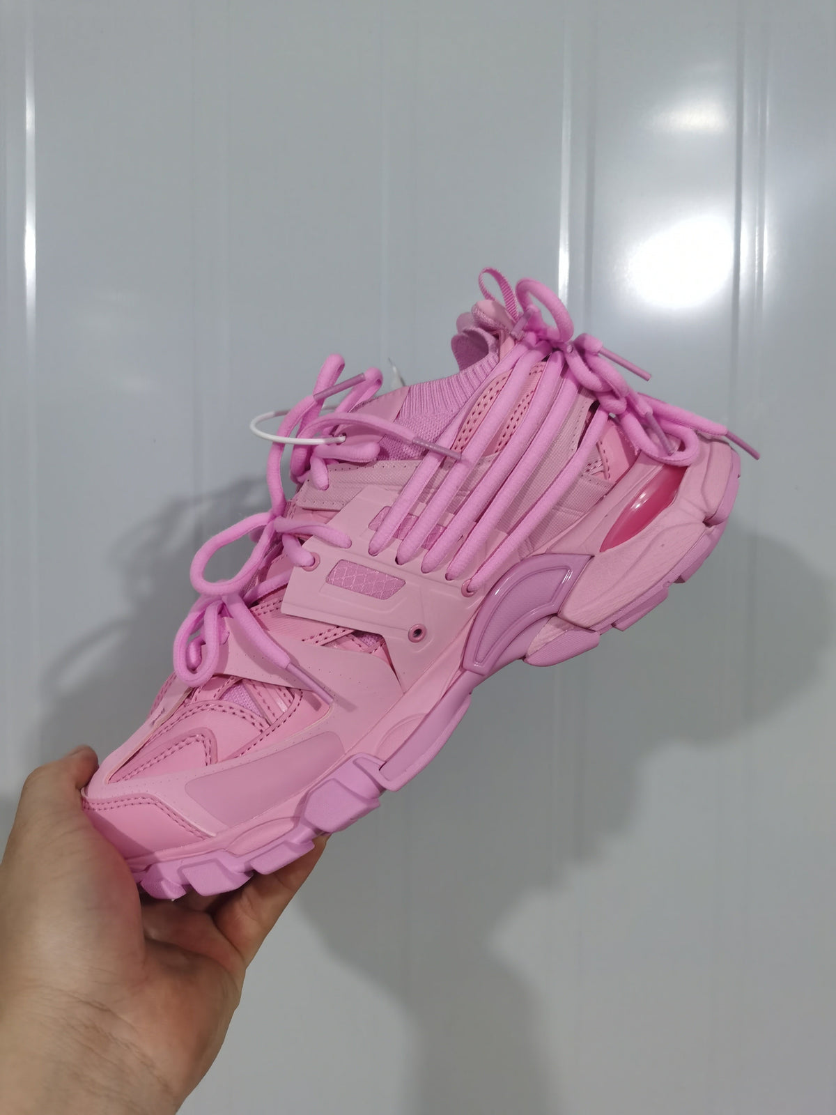 Balenciaga Track Lace Sneakers Pink 5000