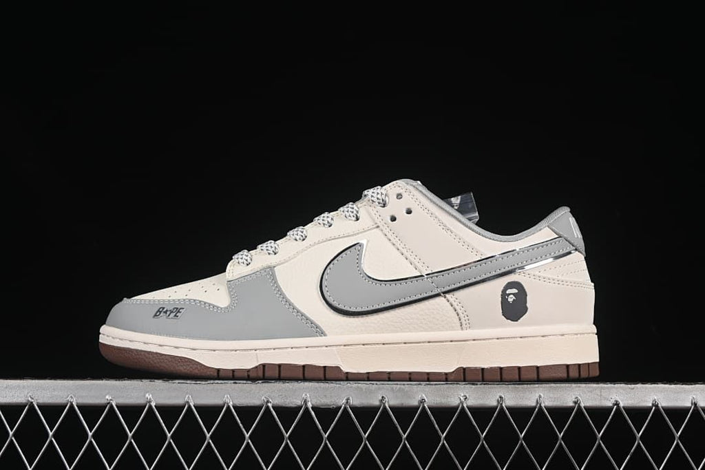 Nike SB Dunk Low Cream Grey Brown Sneakers
