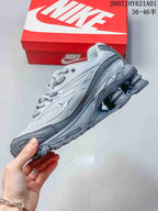 Nike Shox Ride 2 Sneakers in Silver and Gray