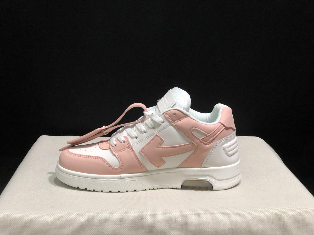 Off-White Out Of Office Low-Top Sneakers Pink White