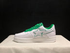 BAPE Sta Low-Top Sneakers White Green