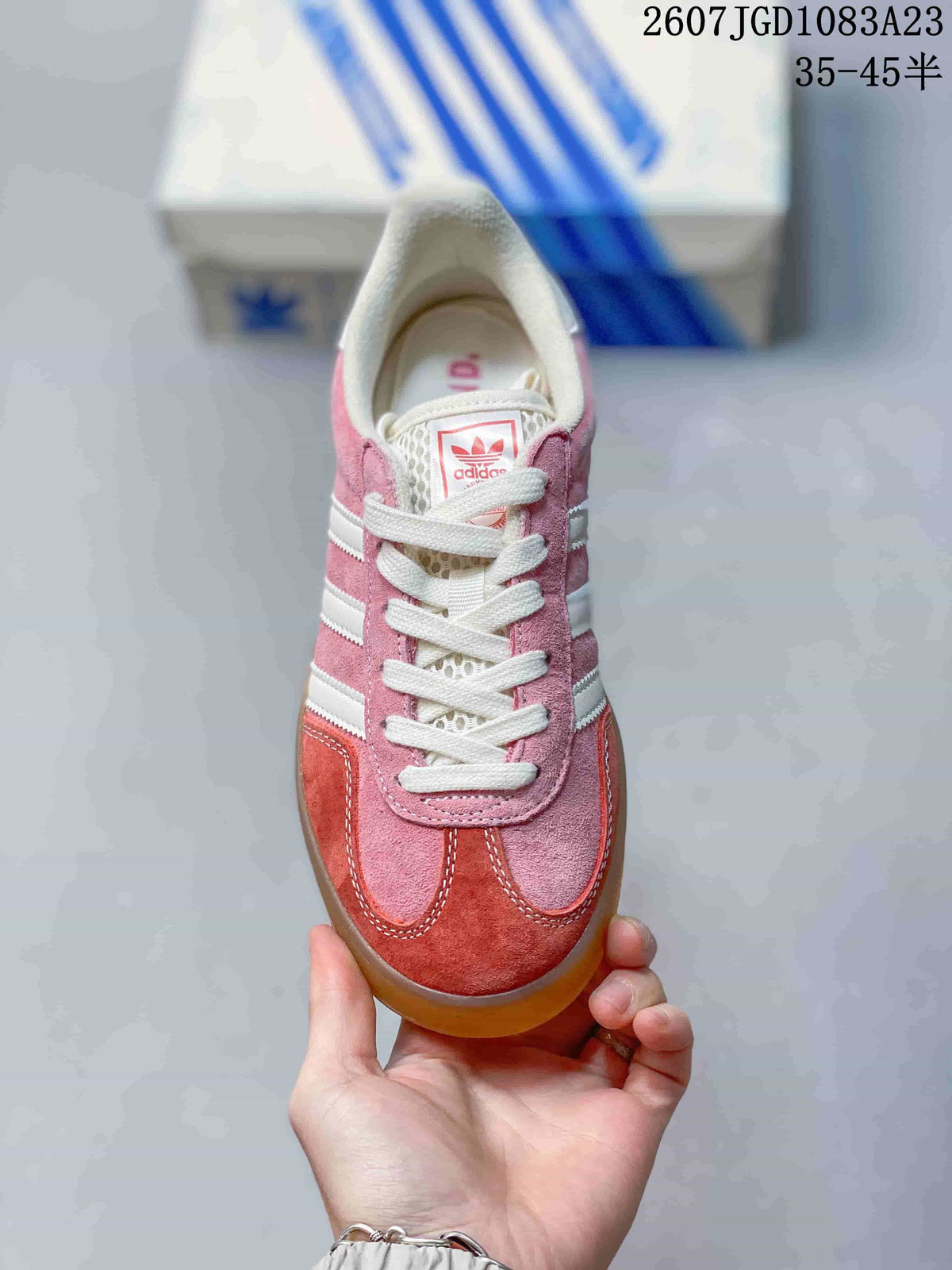 Adidas Samba OG Sneakers Pink Red Gum Sole