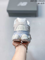 New Balance 9060R White Suede-Style Sneakers 712450EWO