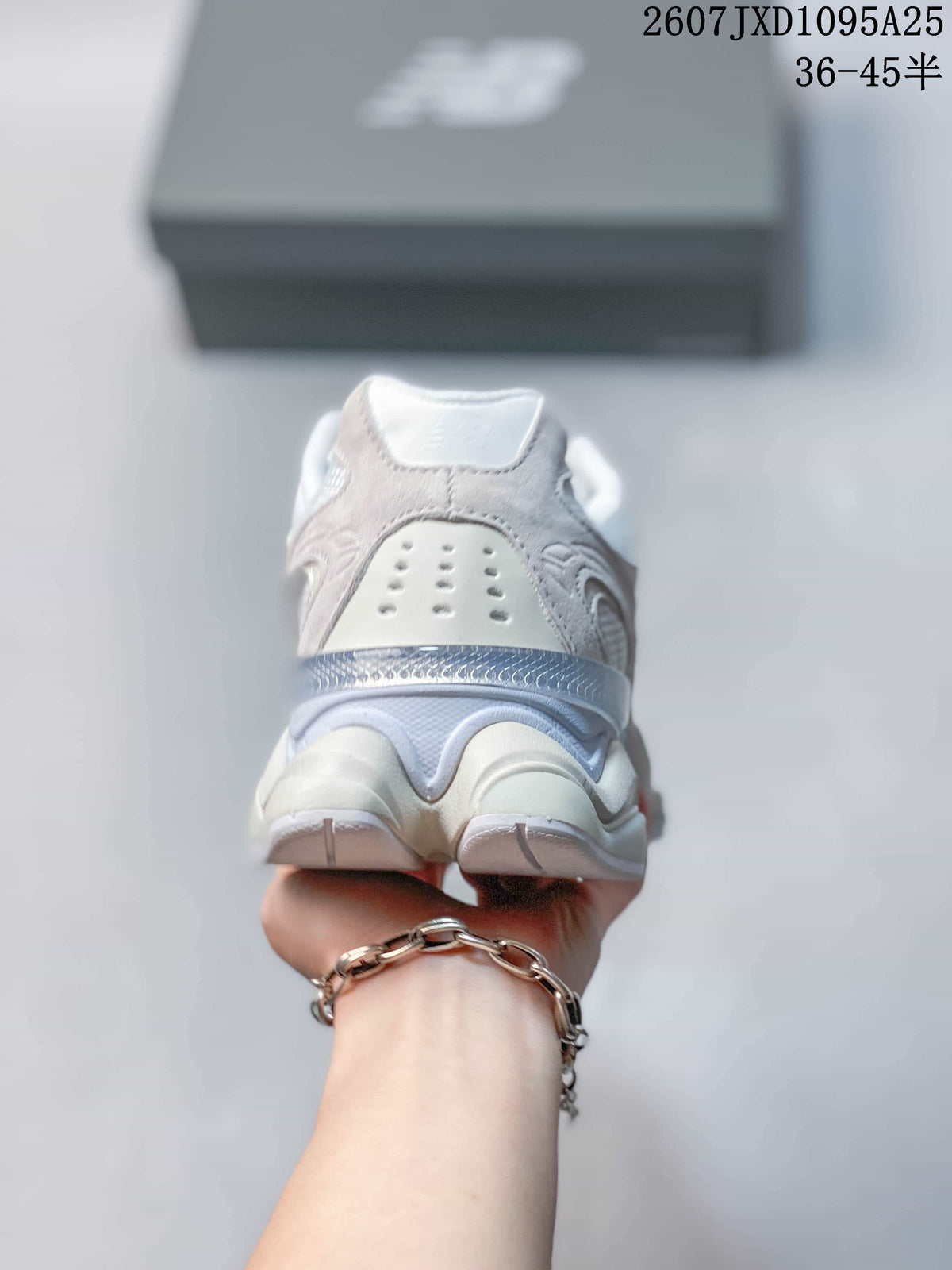 New Balance 9060R White Suede-Style Sneakers 712450EWO