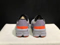 On Cloud X Sneakers in Cement Gray and Orange