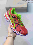 ASICS Gel-Nimbus 16 Running Shoes Red Neon Green 712750QWU