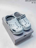 Fashion Platform Clog Sandals Light Gray 2607JJD516A26