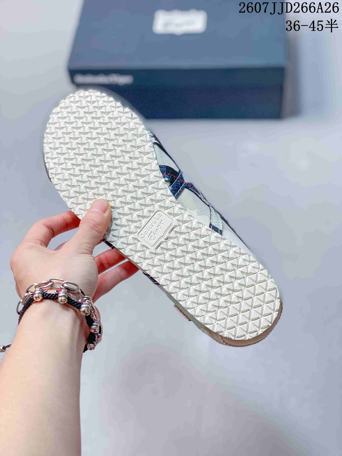 Onitsuka Tiger Mexico 66 Deluxe Sneakers Cream Navy TD266A26