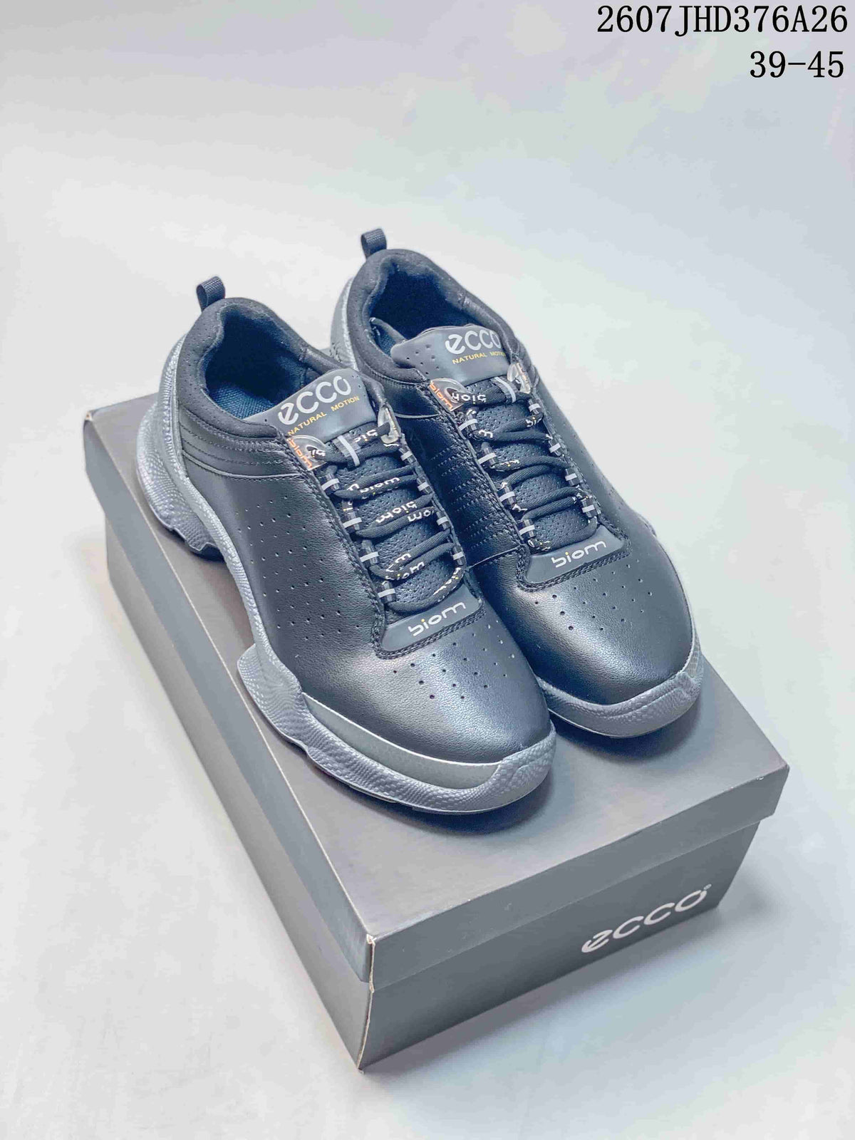 ECCO BIOM JHD376A26 Black Leather Sneakers