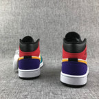 Jordan 1 Mid Multicolor High-Top Sneakers