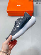 Nike Free Low-Top Running Sneakers Dark Gray White