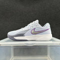 Nike Zoom Sneakers in White, Gray and Purple