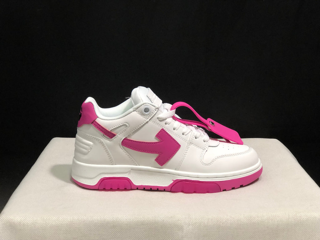 Off-White Out Of Office Low-Top Sneakers White Pink