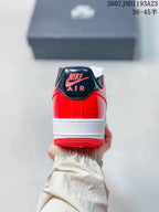 Nike Air Force 1 '07 Red Black Low-Top Sneakers