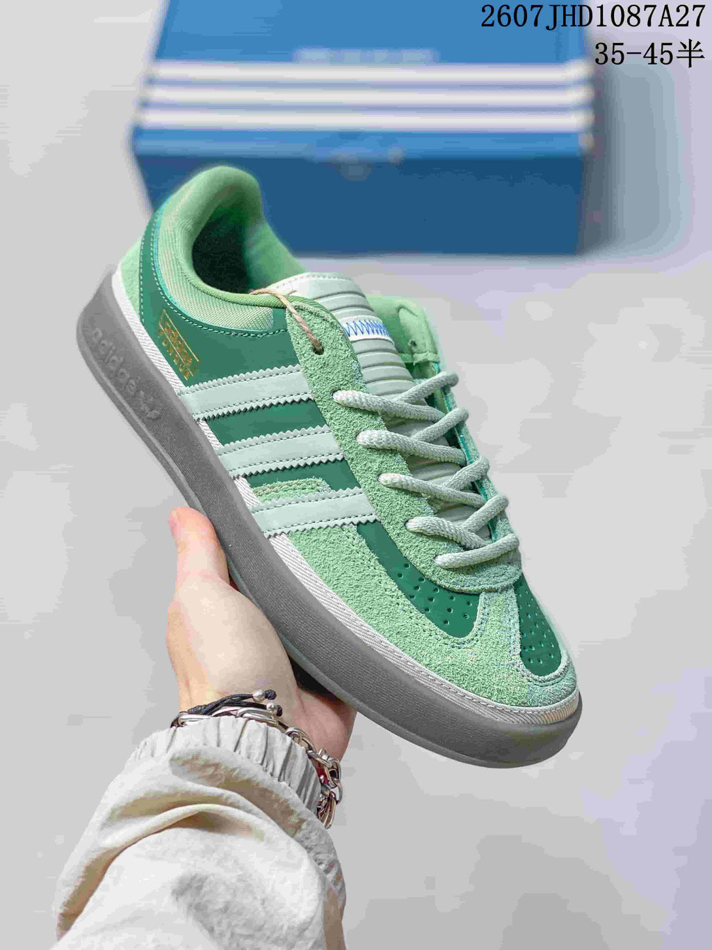adidas Originals Samba ADV Green White Sneakers JHD1087A27
