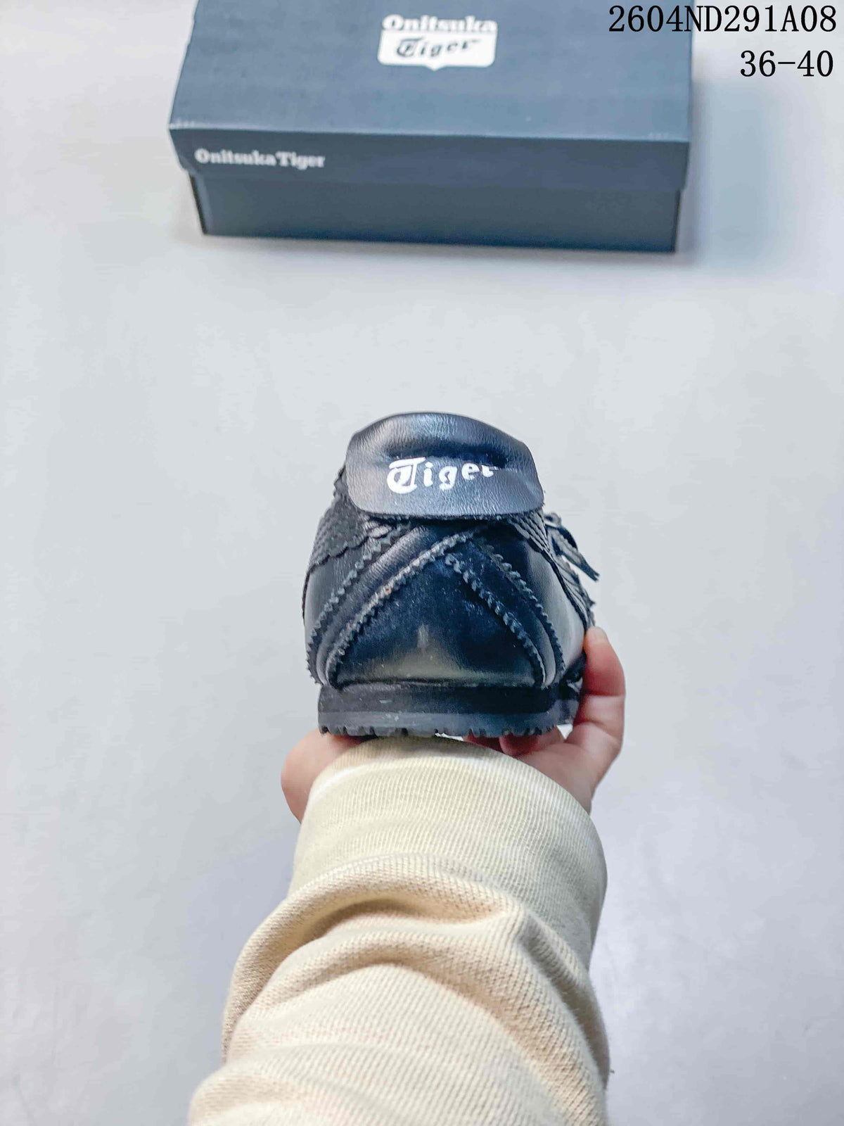 Onitsuka Tiger Mexico 66 TGRS Black Mary Jane Sneakers