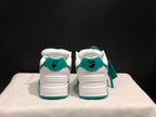OFF-WHITE Out Of Office Low-Top Sneakers White Teal