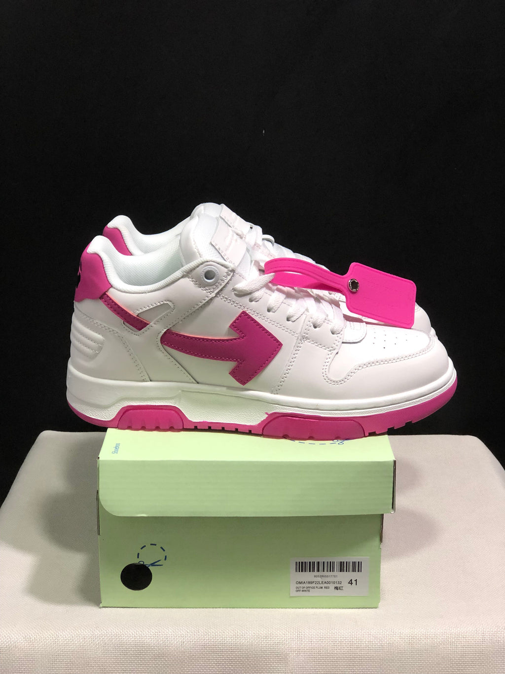 Off-White Out Of Office Low-Top Sneakers White Pink