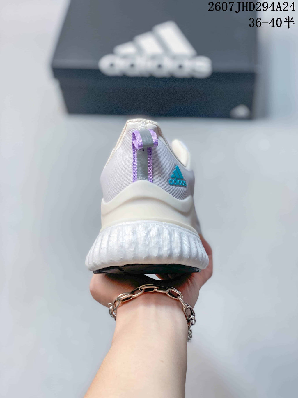 adidas Switch FWD Running Shoes White Lilac JHD294A24