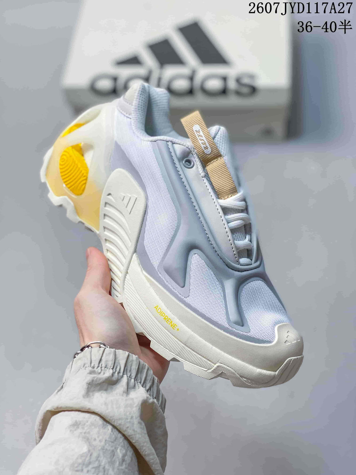adidas OZWEEGO Wonder Runner Low-Top Sneakers White Gray Yellow