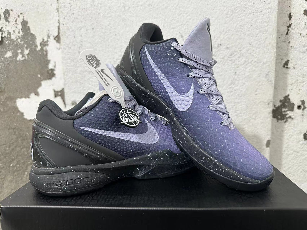 Nike Kobe 6 Protro Basketball Shoes Black Purple