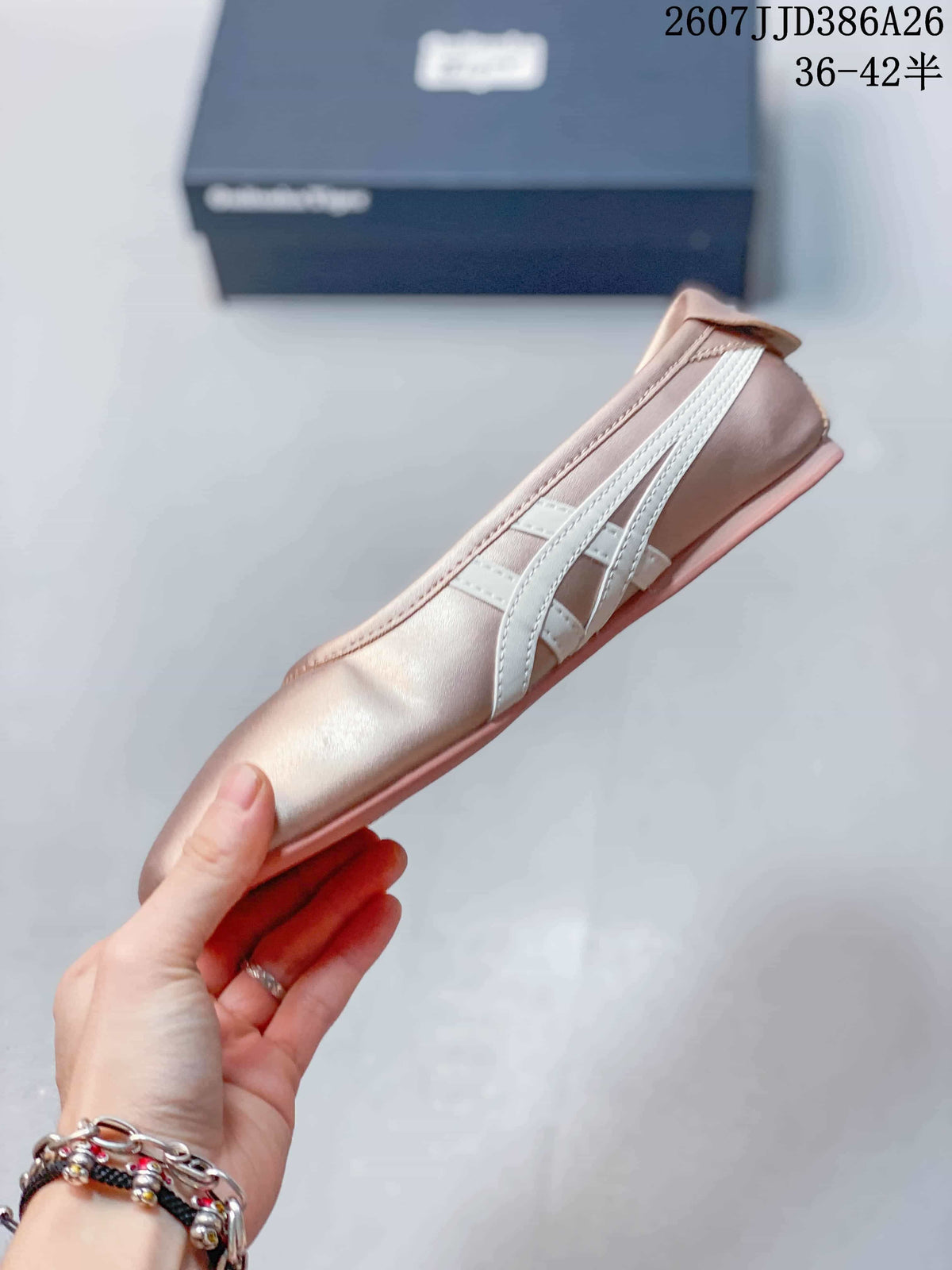 Onitsuka Tiger GYMNARINA Pink Mary Jane Shoes 07JJD386A26