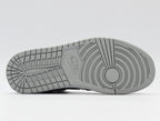 Jordan 1 High Dior-Inspired Sneakers Grey White Black