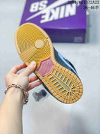 Nike SB Dunk Low Pro Navy Black Purple Gum Sneakers