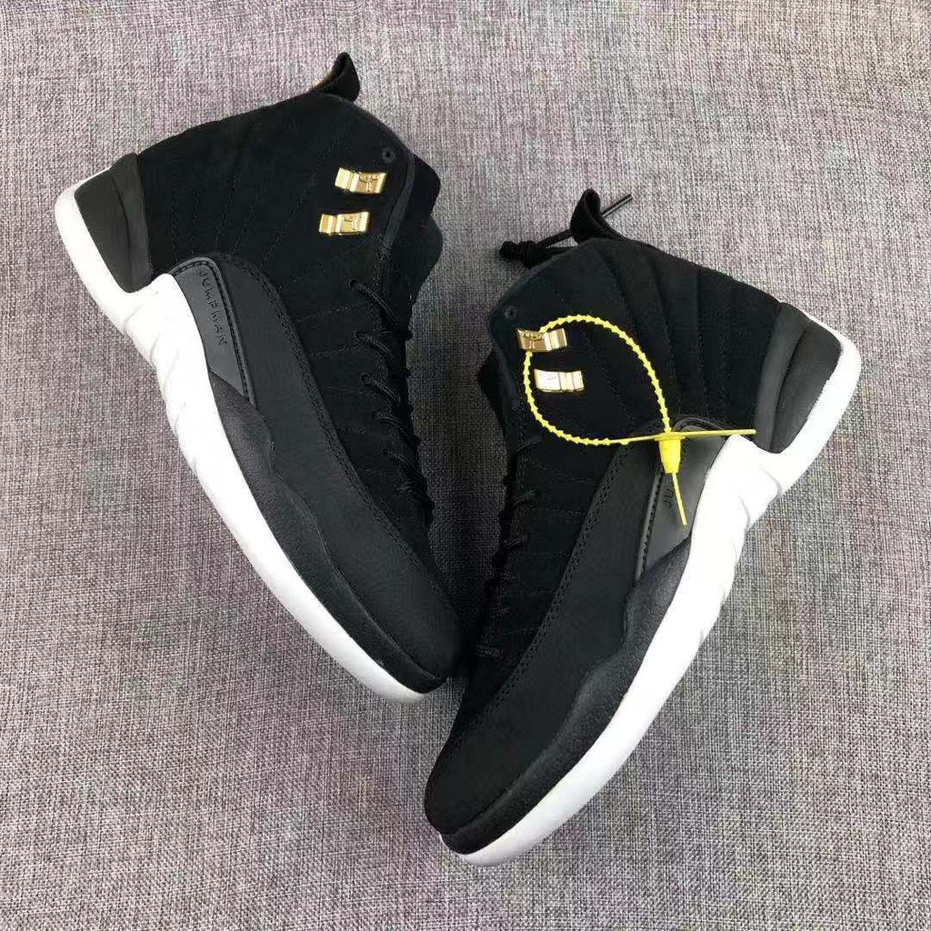 Jordan Air Jordan 12 Black Gold Sneakers 130690-017