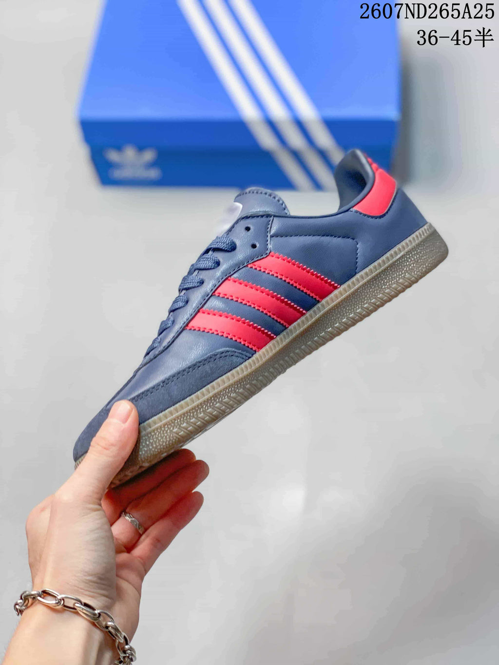 Adidas Samba Navy Red Low-Top Sneakers 2607ND265A25