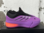 adidas Dame 9 Basketball Shoes in Purple, Black and Coral