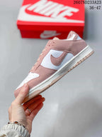 Nike SB Dunk Low Pro Pink and White Sneakers